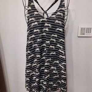 H&M Cheetah Sparkle Dress/Long Top